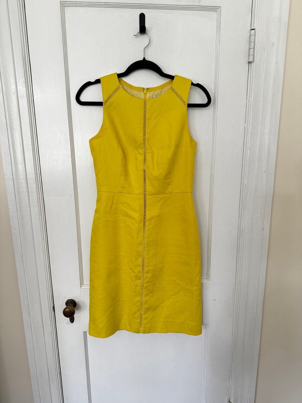 RARE J. Crew Yellow Summer Shift Suit Dress